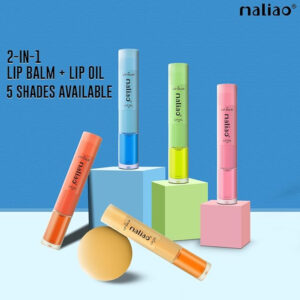 Maliao Lip Balm 2-in-1 & Lip Oil - Hydrating and Nourishing Formula