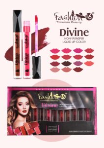 Fashio16 Liquid Lipstick 24 hrs Stay Pack of 12