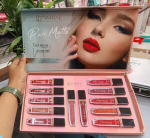 Inshine pure matte lip colour pack of 12 pcs