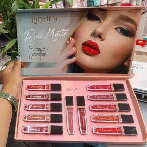 Inshine pure matte lip colour pack of 12 pcs