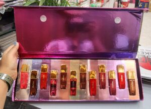 Maliao Temptation Super Matte Lipstick Pack of 12 Pcs