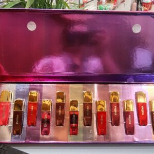 Maliao Temptation Super Matte Lipstick Pack of 12 Pcs
