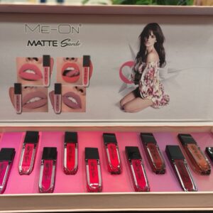 Me-On Liquid Lipstick Matte Suede Pack Of 12
