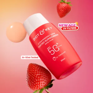 Strawberry Dew Tinted Sunscreen SPF 50+ PA++++ With New-Age UV Filters