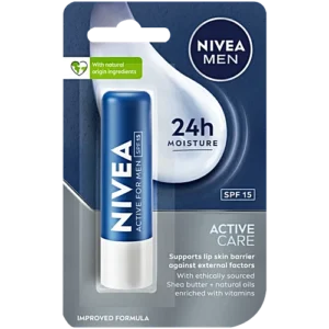 Nivea Active Care Lip Balm - SPF For 24h Moisture, 4.8 g