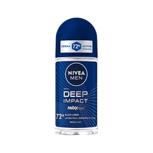 Nivea Men Deep Impact Freshness Deodorant Roll On - Black Carbon, 50 ml