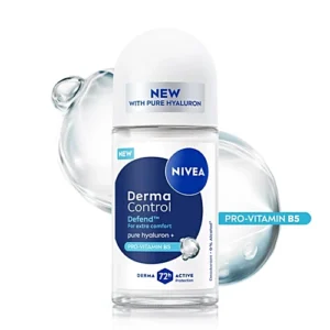 Nivea Derma Control Defend Pure Hyaluron+ Pro-Vitamin B5 Roll On, 50 ml