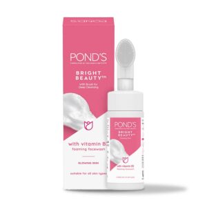 Pond's Bright Beauty Foaming Brush Facewash for Glowing Skin