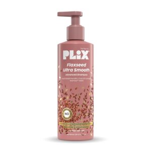 Plix Flaxseed Ultra Smooth Advanced Shampoo (For Smooth & Anti-Frizz Hair)