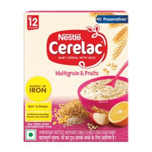 CERELAC Baby Food Cereal | No Preservatives | Multigrain & Fruits for 12 to 24 Months Baby.