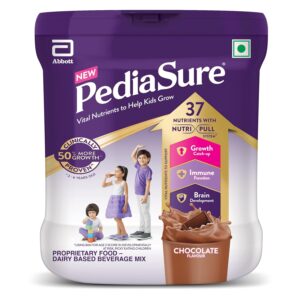 Pediasure Scientifically Designed and Clinically Proven Nutrition Drink Jar (400g / 375g, Chocolate Flavored)