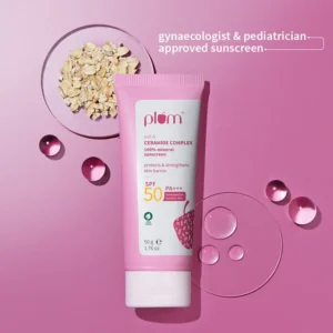 Plum Plum Oat & Ceramide Complex 100% Mineral Sunscreen 50 PA+++