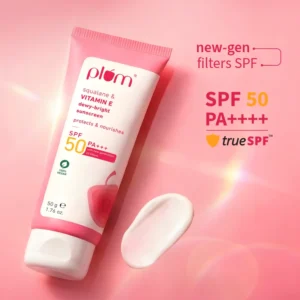 Plum Squalane & Vitamin E Dewy-Bright Sunscreen SPF 50 PA+++