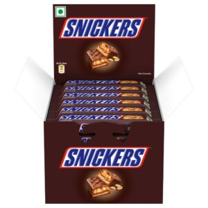 Snickers Peanut Filled Chocolates, 45gm,Pack of 24