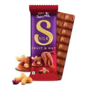Cadbury Dairy Milk Silk Fruit & Nut Chocolate Bars, Pack of 20